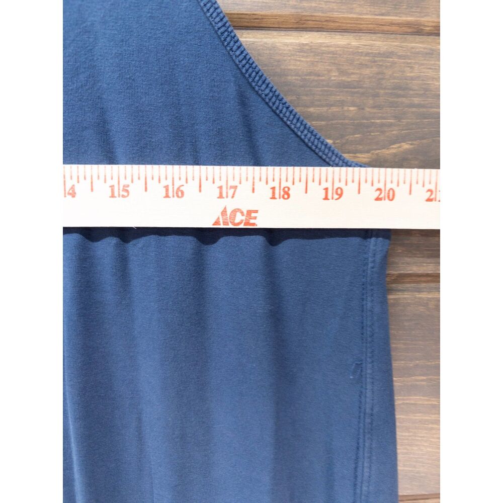 Free People Movement Hot Shot Onesie Navy Sleeveless Romper Size Large Jumpsuit - Picture 8 of 9